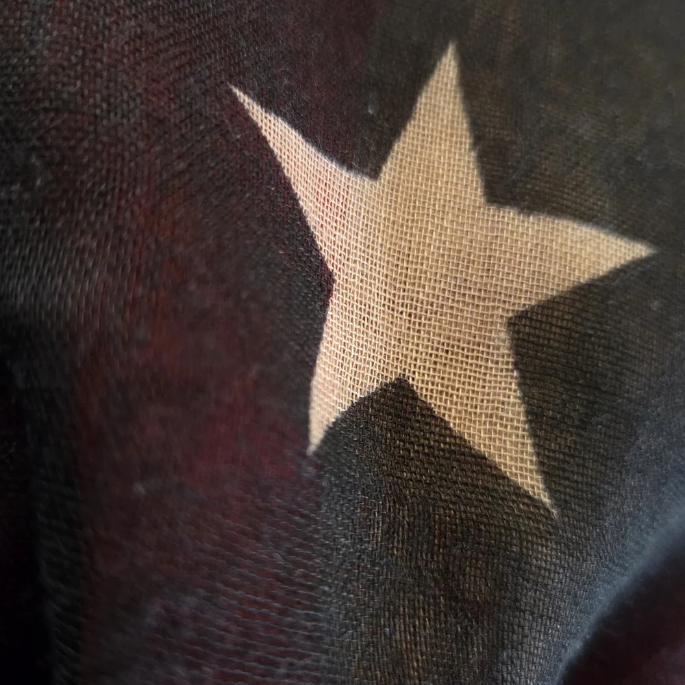 American Flag Scarf Wrap USA 250th Birthday Patriotic Stars & Stripes